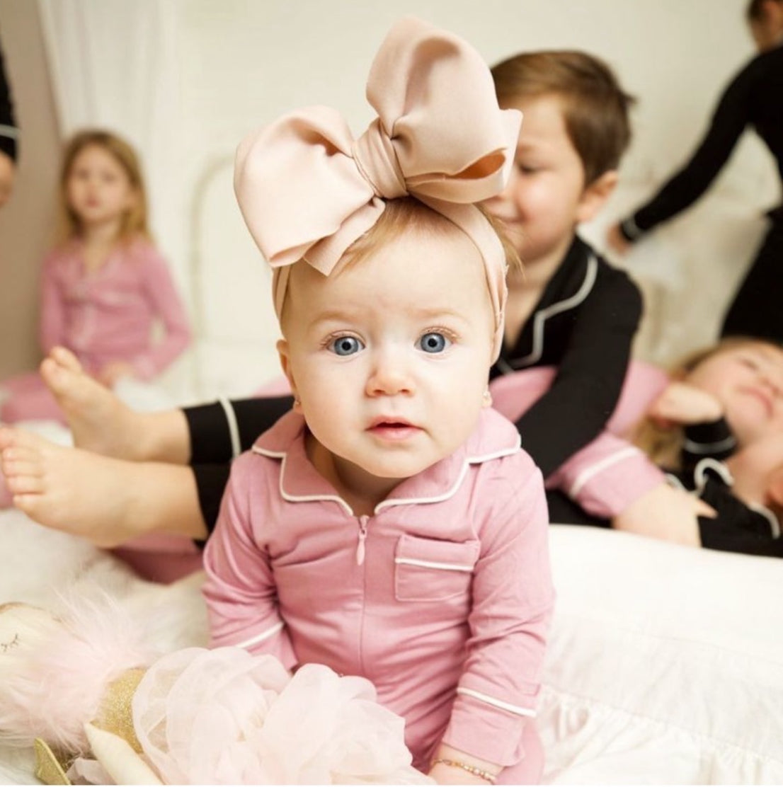 Hush sleepwear bamboo cotton 2pc pajama- mauve