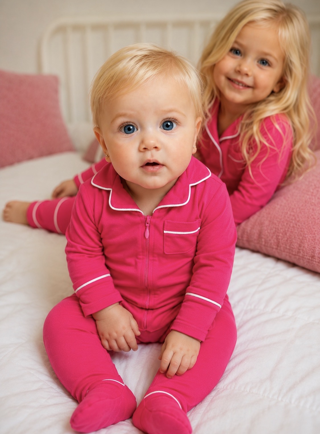 Hush baby sleepwear baby zipper BAMBOO cotton footie 6 colors
