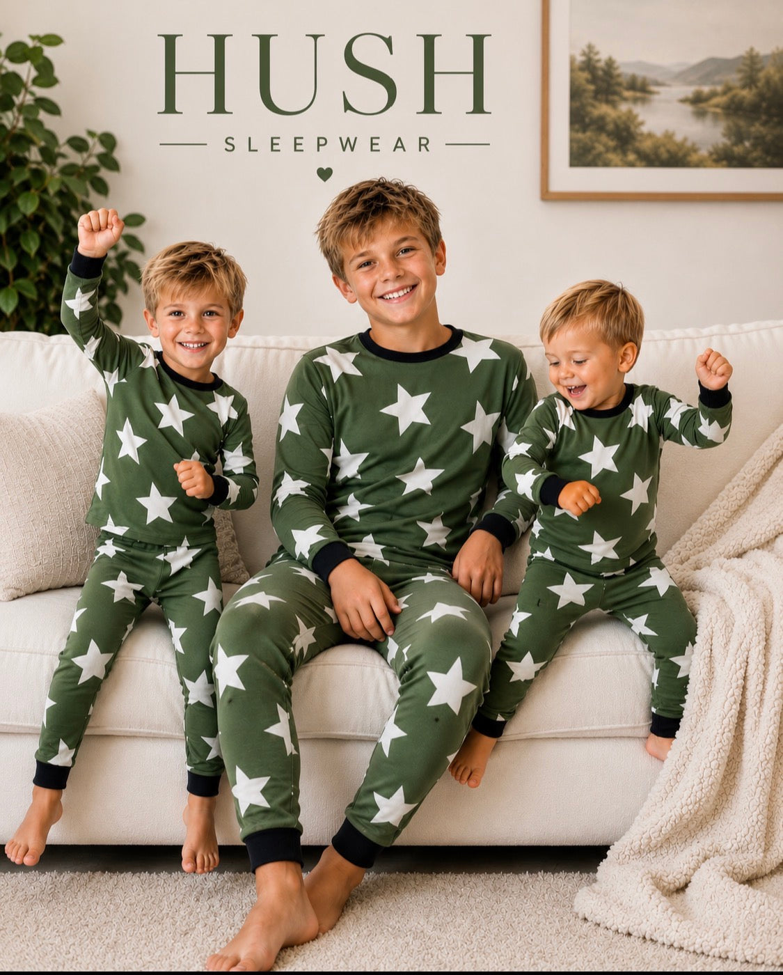 2026 NEW Hush sleepwear bamboo cotton pjs 18m-16yrs