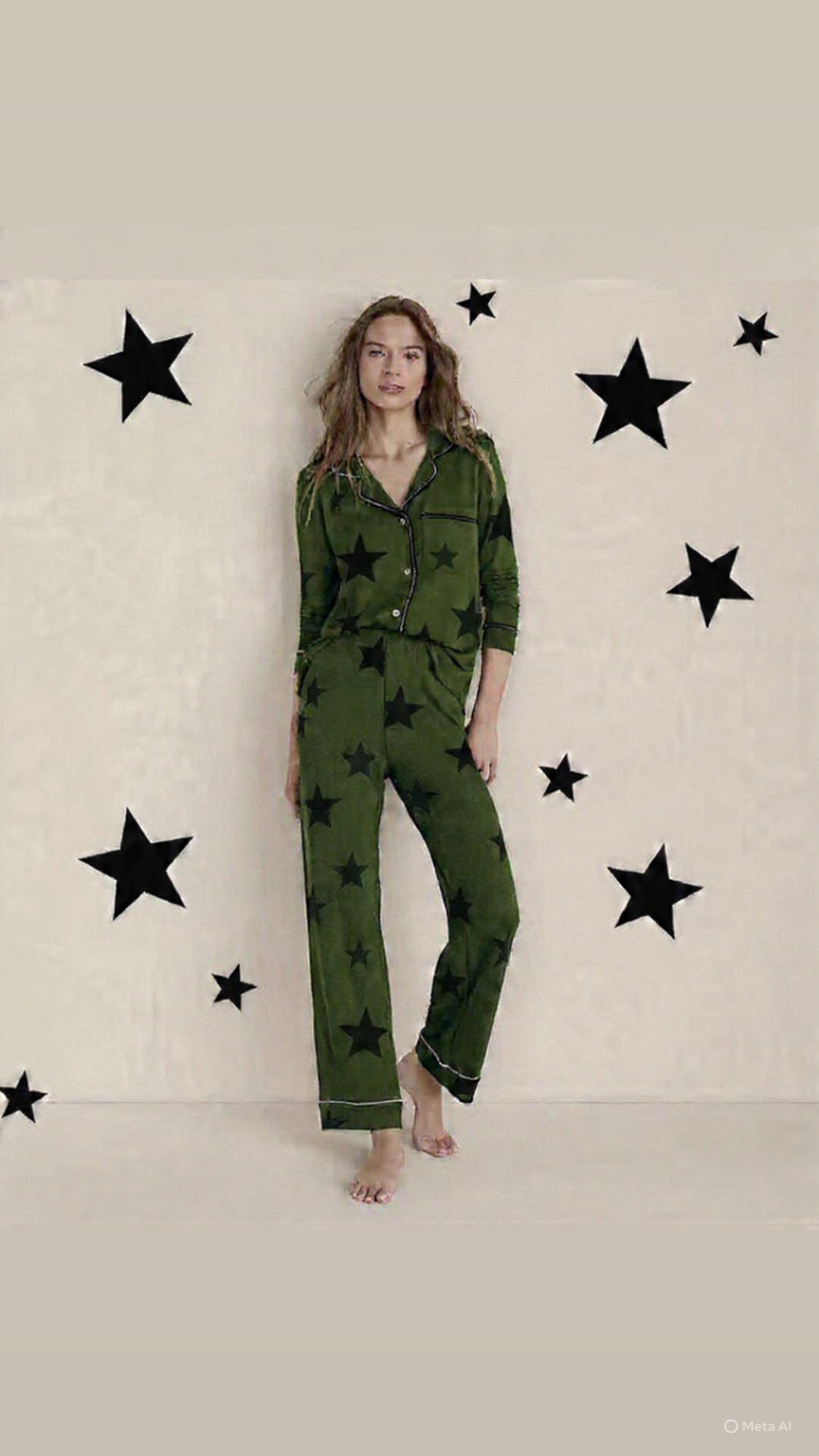 2026 new HUSH grandpa  bamboo cotton pjs black star 18m-16yrs