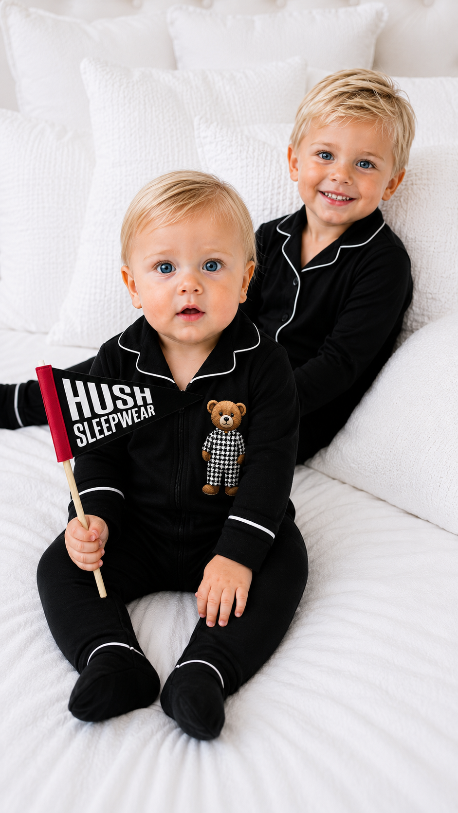 **PREORDER 2027 Hush baby sleepwear baby zipper BAMBOO cotton footie 7 colors